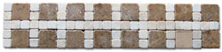 Tuscany Noce & Beige 2.5"x12" (Travertine)